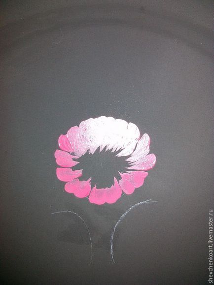 Desenați flori în tehnologia Zhostovo pictura - Fair Masters - manual, lucrate manual
