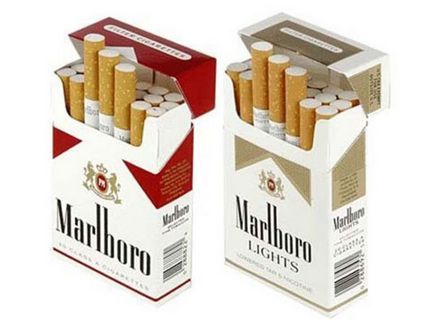 Cele mai cunoscute țigări
