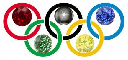 Albastru, negru, rosu, galben, verde - culorile inelelor olimpice