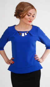 Albastru Bluza - bluze (cinyaya bluză și caractere) Albastru bluză - bluze