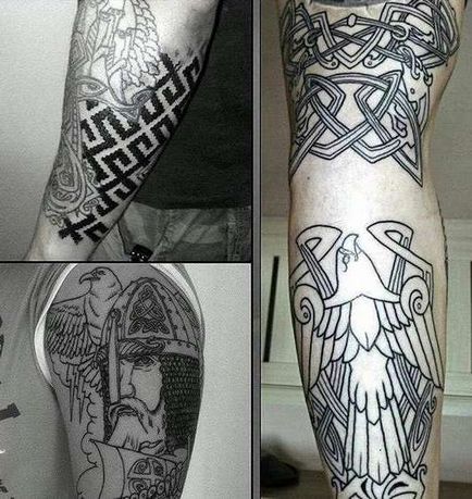 Valoarea slavă tatuaje tatuaje, fotografii, schițe