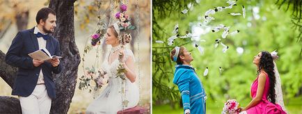 Nuntă în stil Fairy - idei de design, imaginea mireasa si mirele fotografie și video