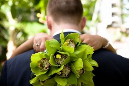 Nuntă în stil verde, ridica o paletă frumoasă