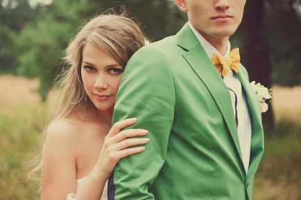 Nunta la început simbolic verde, fotografii, clipuri video, ideea de o nunta de vara