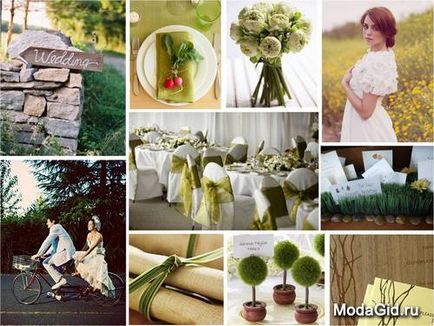 Moda nunta tematice nunta verde