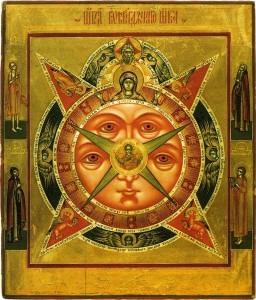 probe sacre icon iconografia creștină „văzând cu ochii“