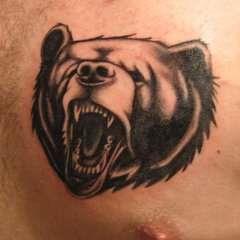 Tatuaj urs, rânjet semnificație urs tatuaj 22 fotografie