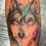 Wolf tatuaj sensul schite