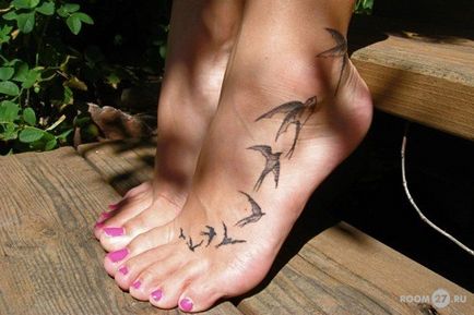 Înghițiți Tatuaj (tatuaj valoare de rândunică) înghiți tatuaj