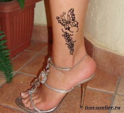 Tatuaj pe picior, valorile lor, și fotografii, bijutier