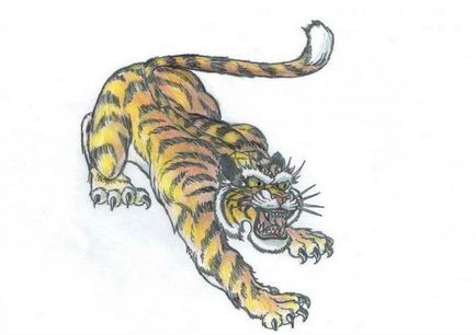 Tatuaje tigru (grin) Valoare