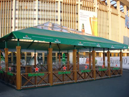 Umbrele pentru cafenele de vară de la Moscova și București, fabricarea de corturi si corturi de circ