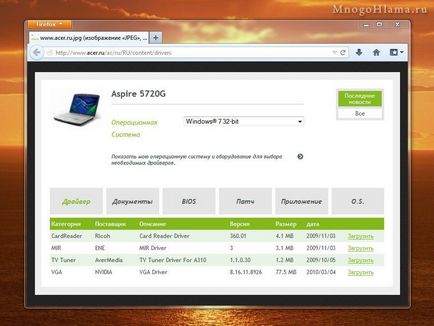 Instalarea Windows 7 (net) pe un laptop Acer Aspire 5720g