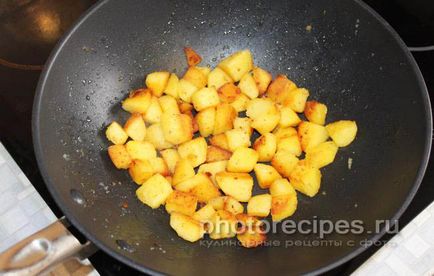Fierți și cartofi prăjiți - fotografii rețete