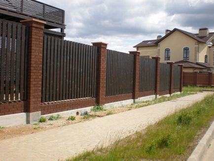 Garduri cu stâlpi de cărămidă construi singur