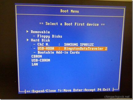 unitate flash bootabil cu DOS