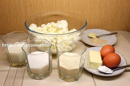 reteta caserola brânză de vaci în cuptor, cum ar fi la grădiniță, rețete ușor