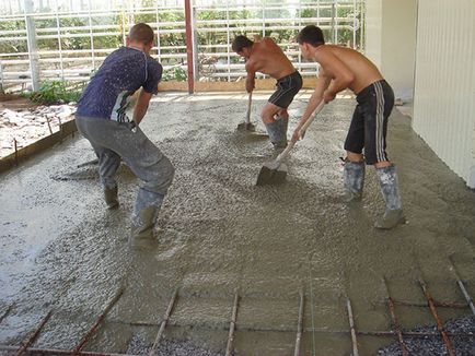 Descriere construcție de beton, caracteristici