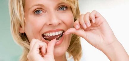 Ață dentară soiuri Ața dentară și aplicarea normelor