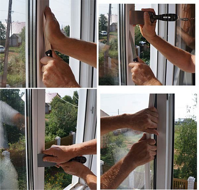 Cum să demontați geamuri termopan
