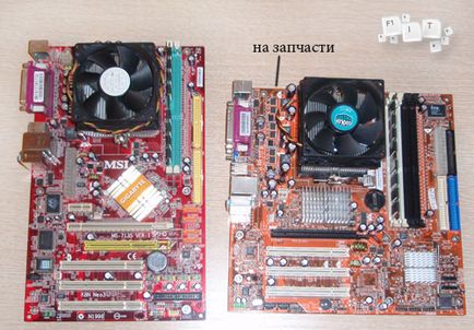 Ce un condensator de pe placa Ce un condensator de pe placa