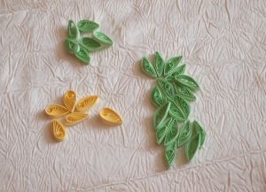 Carte poștală cu mâinile lor de la Quilling