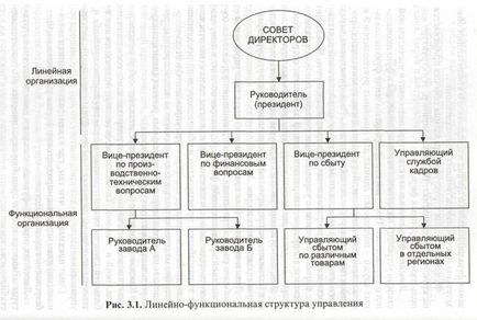 Structura organizatorică a întreprinderii - studopediya