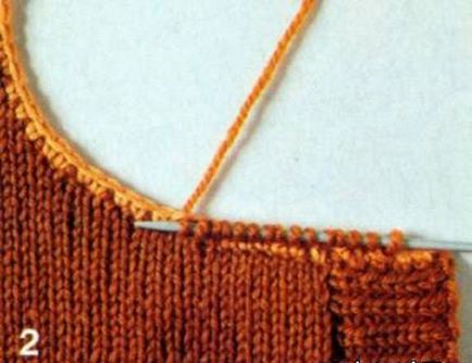Cum să tricot gulere spițe