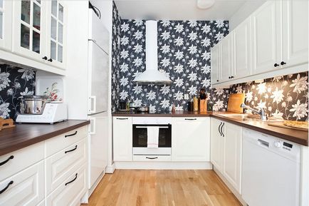 100 cele mai bune idei de design de bucătărie mică în fotografie 2017