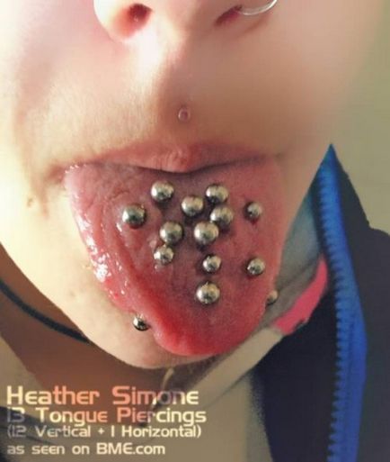 10 cele mai extreme piercing orale și modificări ale corpului