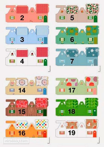 Advent calendar pentru copiii cu propriile lor mâini, 47 de idei pentru calendarul Advent