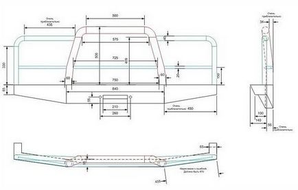 mâinile barei de protecție UAZ - Procesul de fabricație și montaj