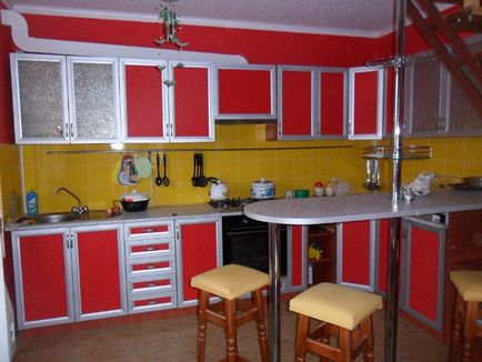 Galeria bar contra Bucătărie fotografie (90 foto real), bucătărie de design, design interior, reparații, fotografii