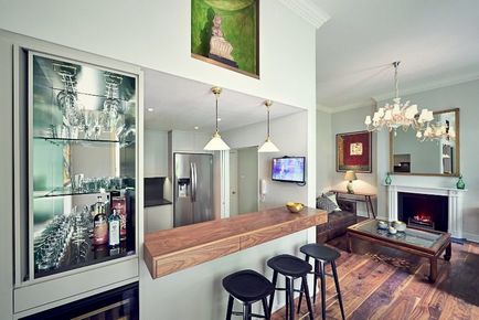suportul de bar pentru bucătărie, fotografii posibile opțiuni de design