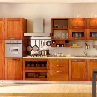 Bej bucătărie - 65 fotografii reale de interioare moderne