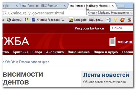 Browser Google Chrome - tehnici de bază pentru lucrul cu browser-ul