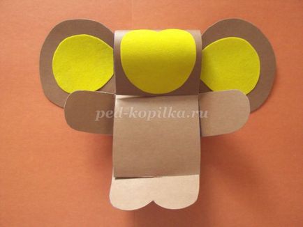 Cheburashka de hârtie cu propriile mâini pentru copii