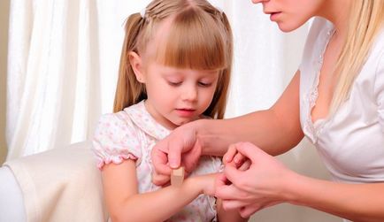 Cum de a trata rănile copilului