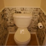 Cum de a decora un perete în opțiunile de toaletă de materiale de finisare