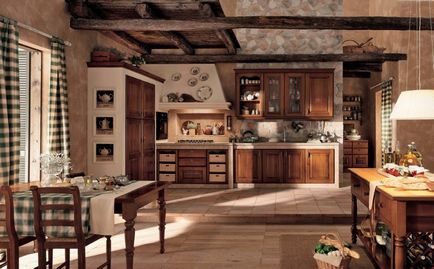 interior Cottage, decor rustic economie