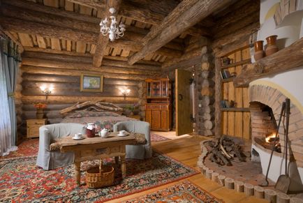 interior Cottage, decor rustic economie
