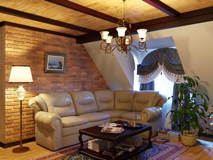 interior Cottage, decor rustic economie