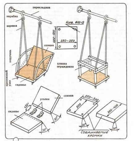 leagăn pentru copii cu mâinile (80 poze) modul de a face leagăn din lemn sau de metal agățat