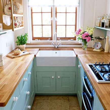 Bucătărie mică de design fotografie mici pătrate, idei și soluții de proiectare, mostre de bucătării elegante,
