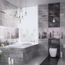 Design de baie în gri caracteristici de înregistrare, fotografii