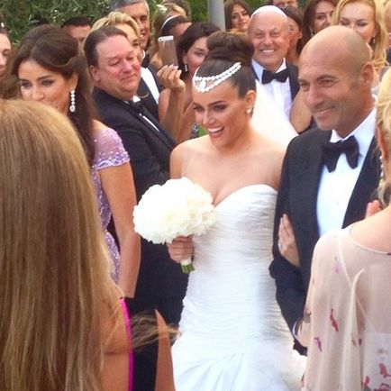 Fiica lui Igor Krutoy căsătorit (foto de nunta)