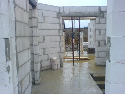 Casa de beton celular cu mâinile foto, video de instruire lor