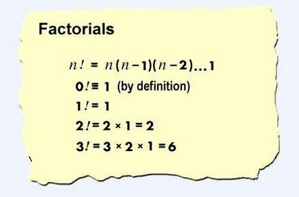 Factorial în modul de calculare a pascal (calculat) Factorial în Pascal cum să calculeze