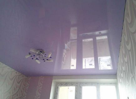 plafon stretch violet de