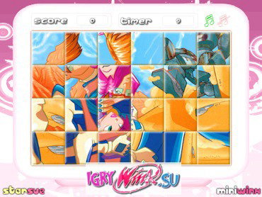 Joc puzzle Winx